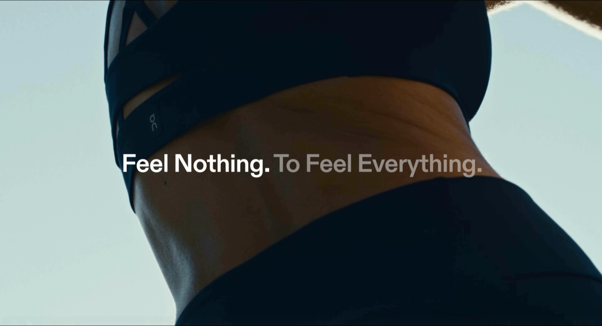 On SS26 Apparel Leggings and Tights Collection, Feel Nothing. To Feel Everything. campaign hero